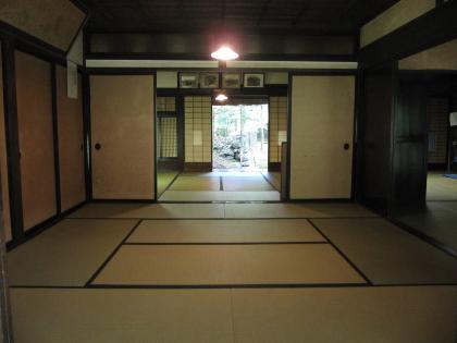 島崎藤村旧宅の内観の写真です。