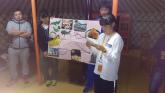 子ども交流会で佐久市の紹介をしている写真