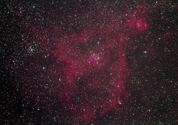 散光星雲IC1805の画像です