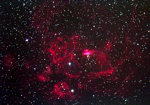 散光星雲　NGC6357の画像です。