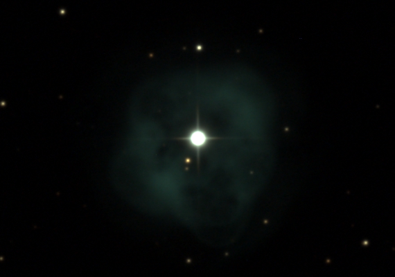 惑星状星雲　NGC1514の画像です。