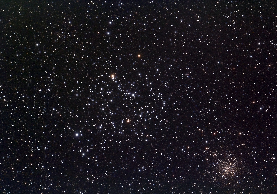 散開星団　M35の画像です。
