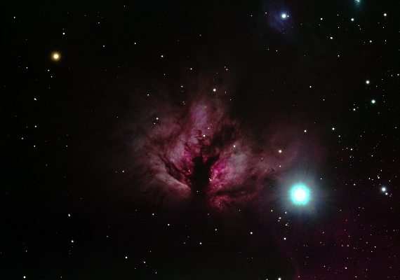 散光星雲　NGC2024の画像です。