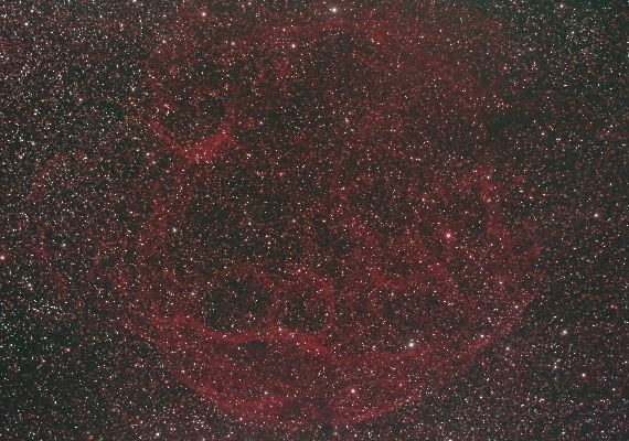 超新星残骸　Sh2-240の画像です。