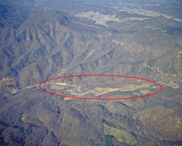 八風山遺跡群の全景写真です。