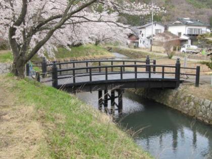 東通用門木橋の写真です。