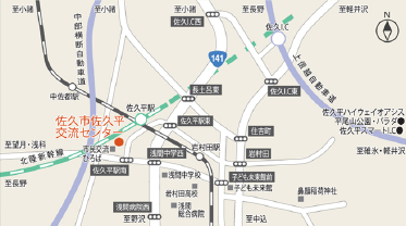 佐久平交流センターの地図