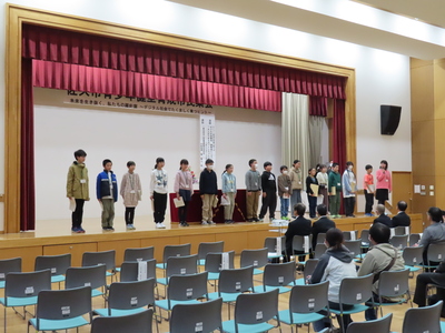 jrﾘｰﾀﾞｰ研修生による成果発表