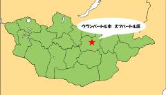 モンゴルの地図