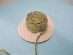 手順2　麻糸を巻き付ける写真