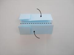 折り目を付ける写真