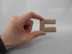 用意する厚紙の形