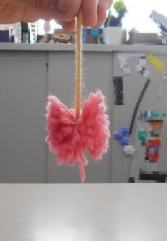 手順（7）切った後に横から見た様子