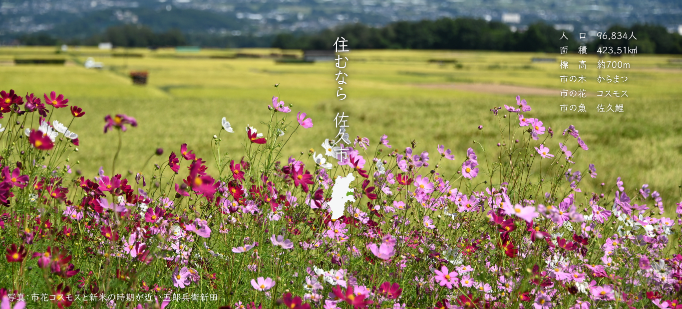 佐久市ホームページメイン画像