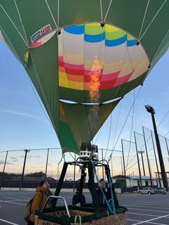 熱気球のバーナー