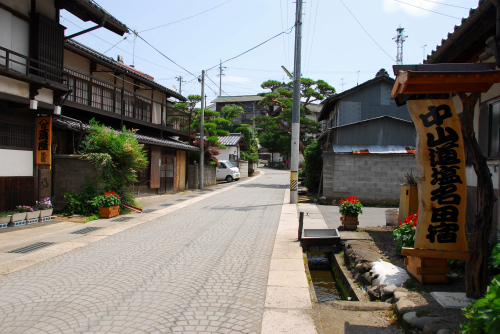 塩名田宿の町並み