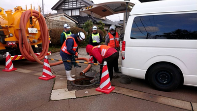 下水道調査の写真