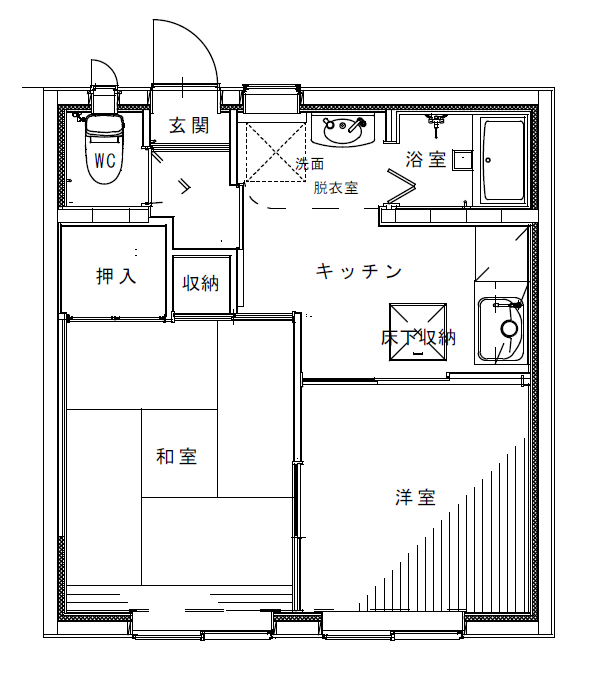 御馬寄団地の間取り