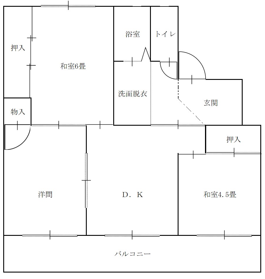 望月団地の間取り