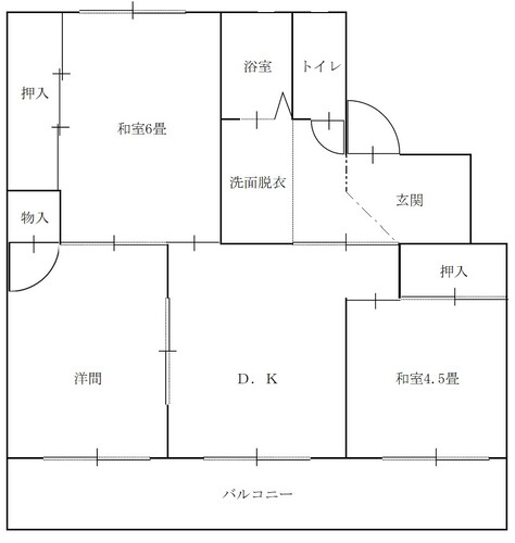 望月団地の間取り