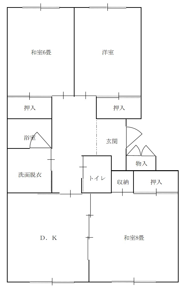 下越団地の間取り