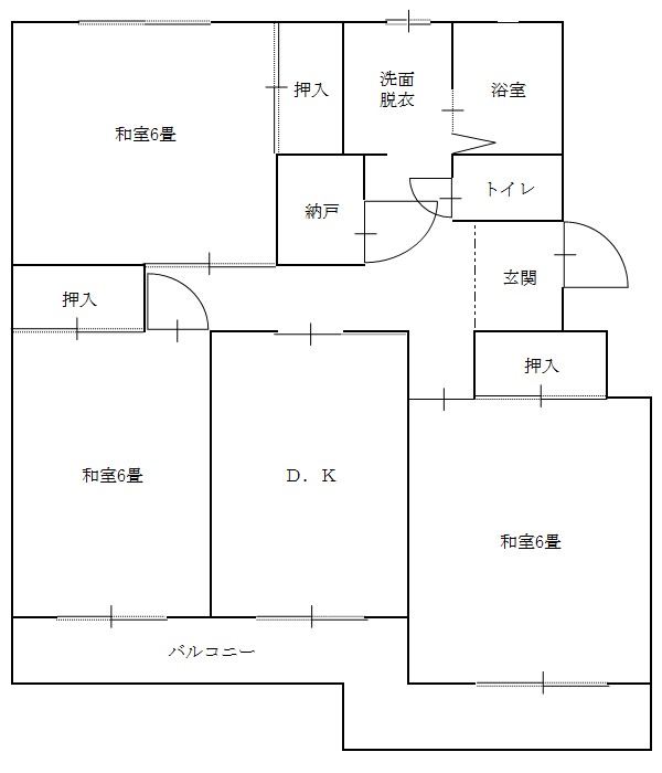 花園団地の間取り