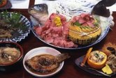 佐久鯉料理の様子