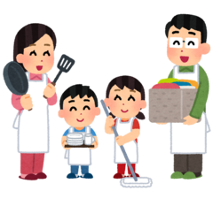家事のイラスト