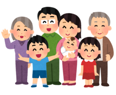 大人から子どもまでいろいろな人のイラスト