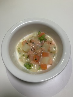 鮭のミルク煮