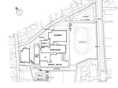 臼田地区新小学校　配置図