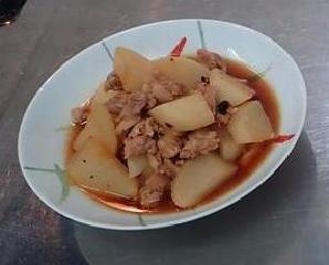 望月産ダイコンと鶏肉煮込みの画像