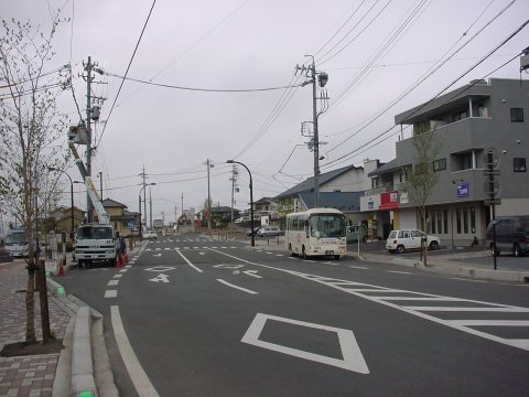 区画整理後の写真