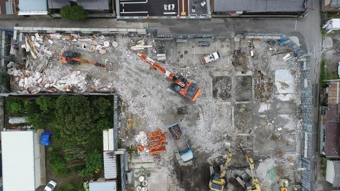 解体上空写真6月末