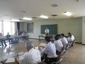 第一回臼田まちづくり協議会運営委員会の様子1