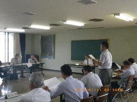 第一回臼田まちづくり協議会運営委員会の様子2