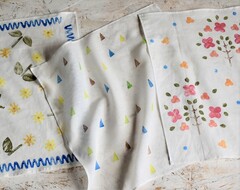 ワークショップ「布に模様を描く 暮らしのハンカチづくり」