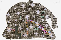 島州一展《Tracing-Shirt 181》2014年制作
