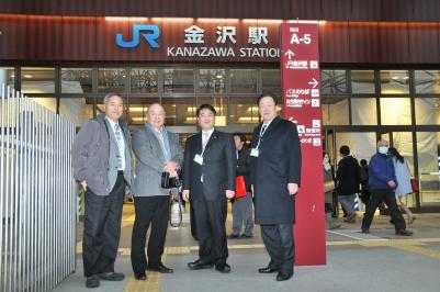金沢駅に到着した際の様子の画像
