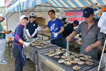 大船渡市復興支援ブースの様子の画像