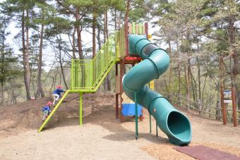 平尾山公園の新遊具の一つの画像