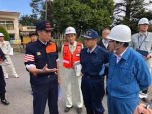 阿部長野県知事視察
