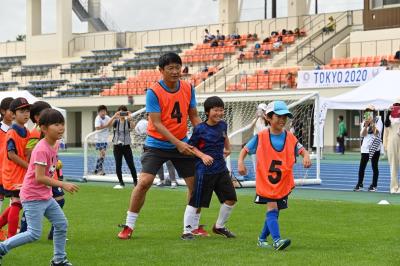 サッカー教室の様子1