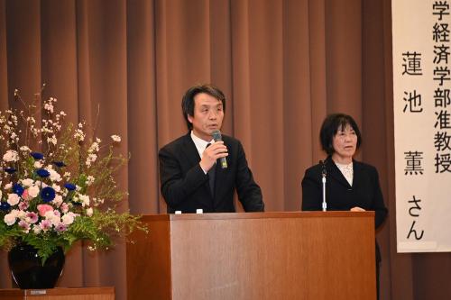 蓮池薫さん講演の様子1