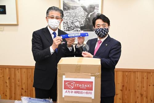代表取締役社長の板垣様と1