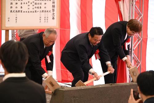 安全祈願祭の様子1