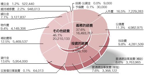 平成20年度佐久市の予算の画像4