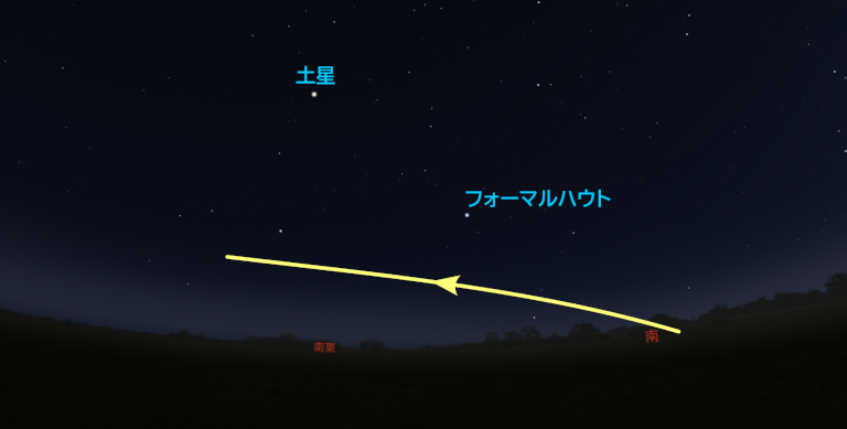11月10日(1回目)のISS通過予想