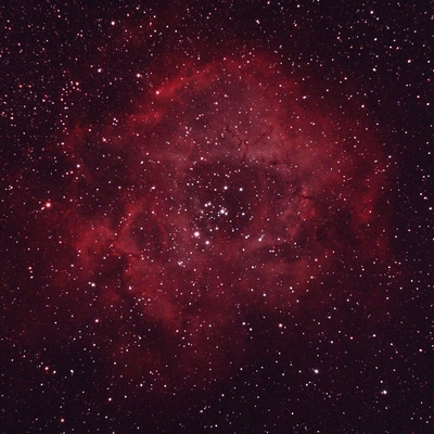 ばら星雲の写真