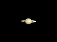 土星のコリメート撮影画像